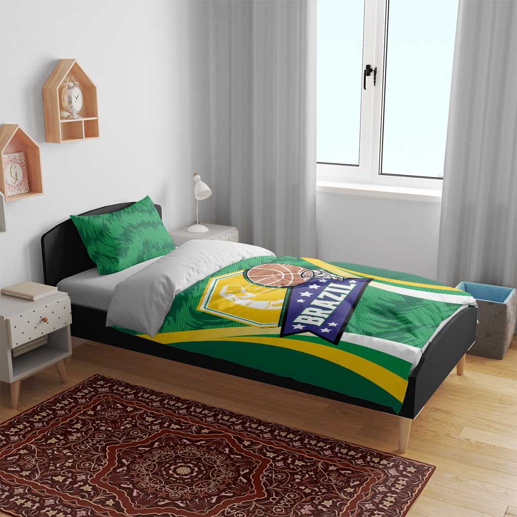 Brazil Basketball Bedding Set Come On Brasil Cariocas