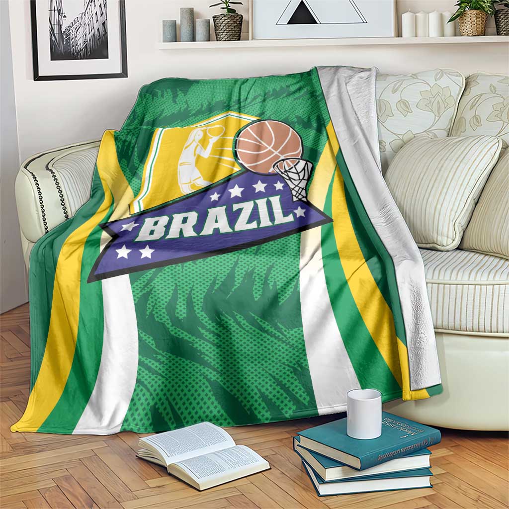Brazil Basketball Blanket Come On Brasil Cariocas