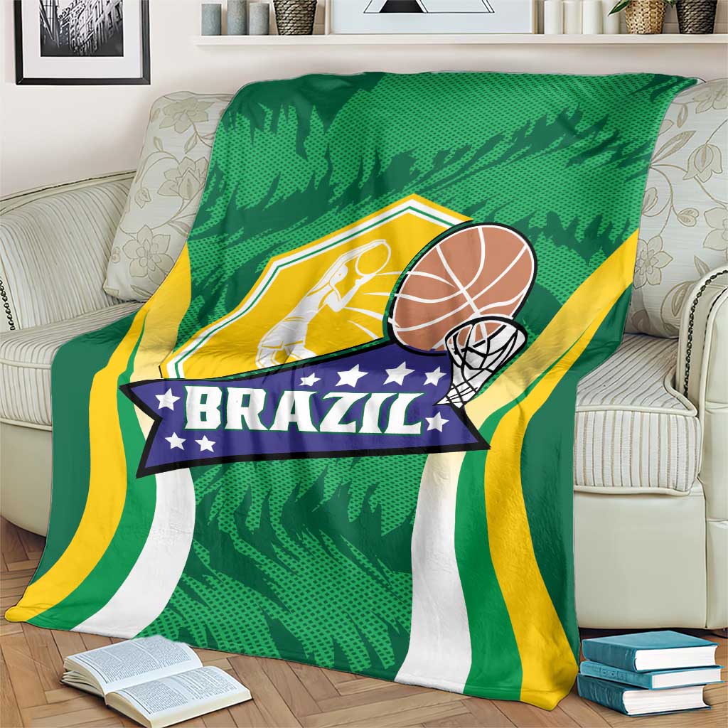 Brazil Basketball Blanket Come On Brasil Cariocas