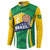 Brazil Basketball Custom Button Sweatshirt Come On Brasil Cariocas