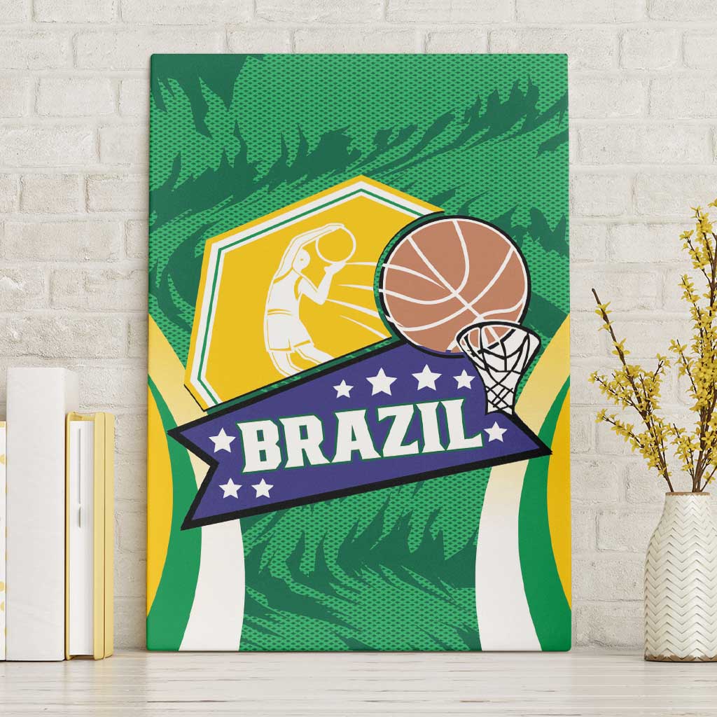 Brazil Basketball Canvas Wall Art Come On Brasil Cariocas