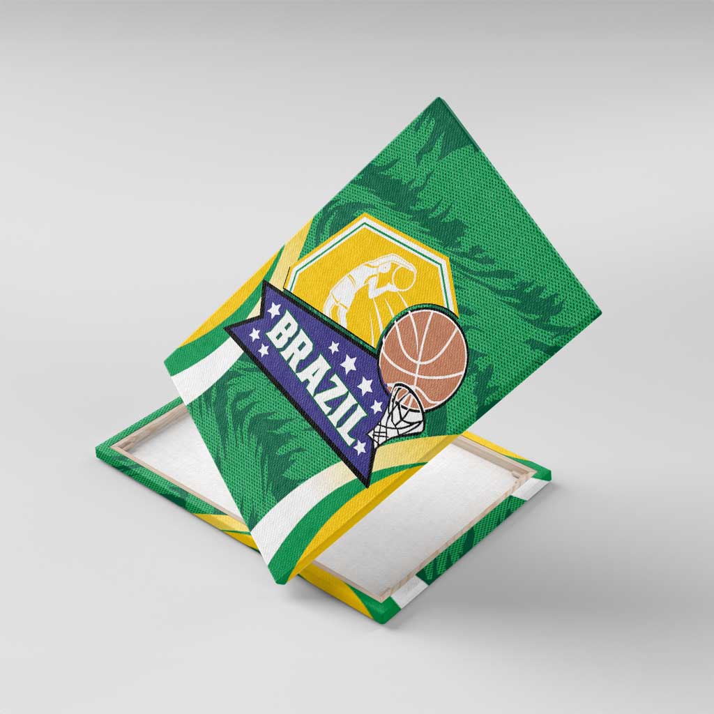 Brazil Basketball Canvas Wall Art Come On Brasil Cariocas