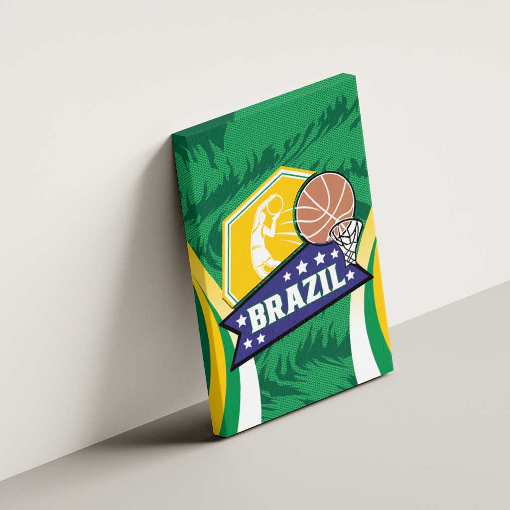 Brazil Basketball Canvas Wall Art Come On Brasil Cariocas