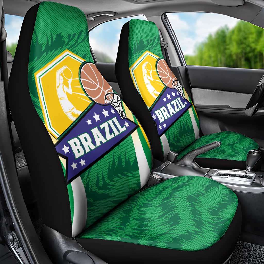 Brazil Basketball Car Seat Cover Come On Brasil Cariocas