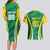 Brazil Basketball Custom Couples Matching Long Sleeve Bodycon Dress and Hawaiian Shirt Come On Brasil Cariocas
