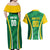 Brazil Basketball Custom Couples Matching Off Shoulder Maxi Dress and Hawaiian Shirt Come On Brasil Cariocas