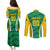 Brazil Basketball Custom Couples Matching Puletasi and Long Sleeve Button Shirt Come On Brasil Cariocas
