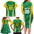 Brazil Basketball Custom Family Matching Long Sleeve Bodycon Dress and Hawaiian Shirt Come On Brasil Cariocas