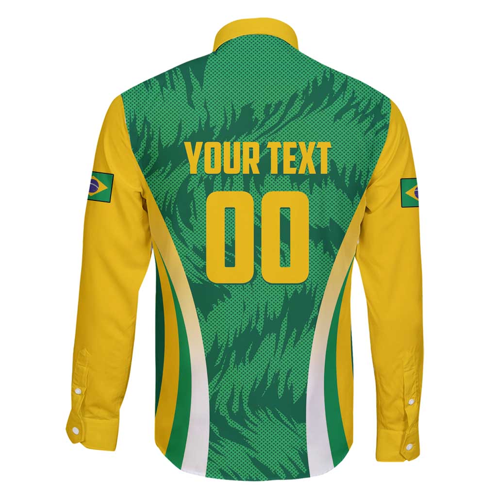 Brazil Basketball Custom Family Matching Long Sleeve Bodycon Dress and Hawaiian Shirt Come On Brasil Cariocas