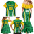 Brazil Basketball Custom Family Matching Mermaid Dress and Hawaiian Shirt Come On Brasil Cariocas