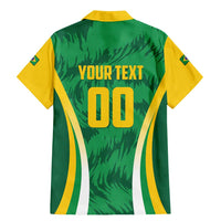 Brazil Basketball Custom Family Matching Mermaid Dress and Hawaiian Shirt Come On Brasil Cariocas