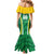 Brazil Basketball Custom Family Matching Mermaid Dress and Hawaiian Shirt Come On Brasil Cariocas