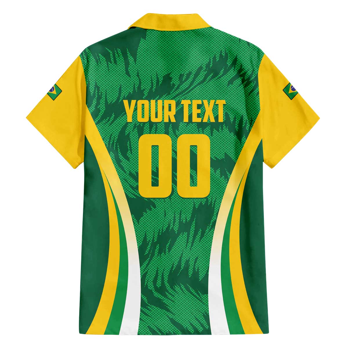 Brazil Basketball Custom Family Matching Off The Shoulder Long Sleeve Dress and Hawaiian Shirt Come On Brasil Cariocas
