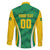 Brazil Basketball Custom Family Matching Off The Shoulder Long Sleeve Dress and Hawaiian Shirt Come On Brasil Cariocas