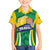 Brazil Basketball Custom Family Matching Off The Shoulder Long Sleeve Dress and Hawaiian Shirt Come On Brasil Cariocas