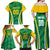 Brazil Basketball Custom Family Matching Off Shoulder Maxi Dress and Hawaiian Shirt Come On Brasil Cariocas