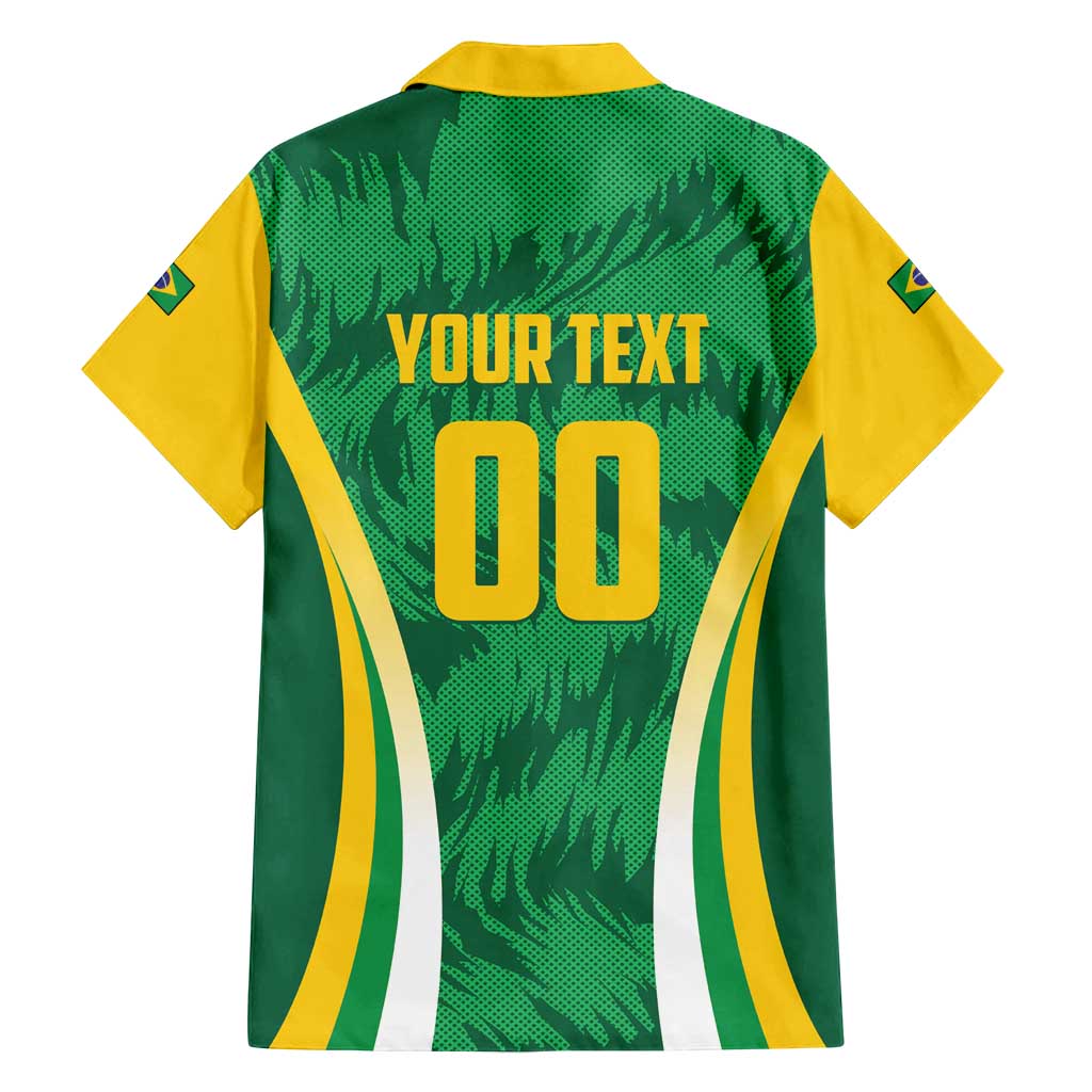 Brazil Basketball Custom Family Matching Off Shoulder Maxi Dress and Hawaiian Shirt Come On Brasil Cariocas