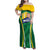 Brazil Basketball Custom Family Matching Off Shoulder Maxi Dress and Hawaiian Shirt Come On Brasil Cariocas