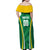 Brazil Basketball Custom Family Matching Off Shoulder Maxi Dress and Hawaiian Shirt Come On Brasil Cariocas
