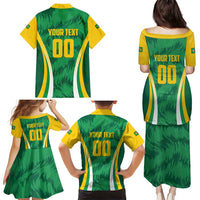Brazil Basketball Custom Family Matching Puletasi and Hawaiian Shirt Come On Brasil Cariocas