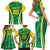 Brazil Basketball Custom Family Matching Short Sleeve Bodycon Dress and Hawaiian Shirt Come On Brasil Cariocas