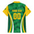 Brazil Basketball Custom Family Matching Short Sleeve Bodycon Dress and Hawaiian Shirt Come On Brasil Cariocas