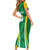 Brazil Basketball Custom Family Matching Short Sleeve Bodycon Dress and Hawaiian Shirt Come On Brasil Cariocas