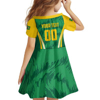 Brazil Basketball Custom Family Matching Summer Maxi Dress and Hawaiian Shirt Come On Brasil Cariocas