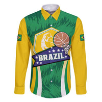 Brazil Basketball Custom Family Matching Summer Maxi Dress and Hawaiian Shirt Come On Brasil Cariocas