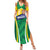 Brazil Basketball Custom Family Matching Summer Maxi Dress and Hawaiian Shirt Come On Brasil Cariocas