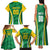 Brazil Basketball Custom Family Matching Tank Maxi Dress and Hawaiian Shirt Come On Brasil Cariocas
