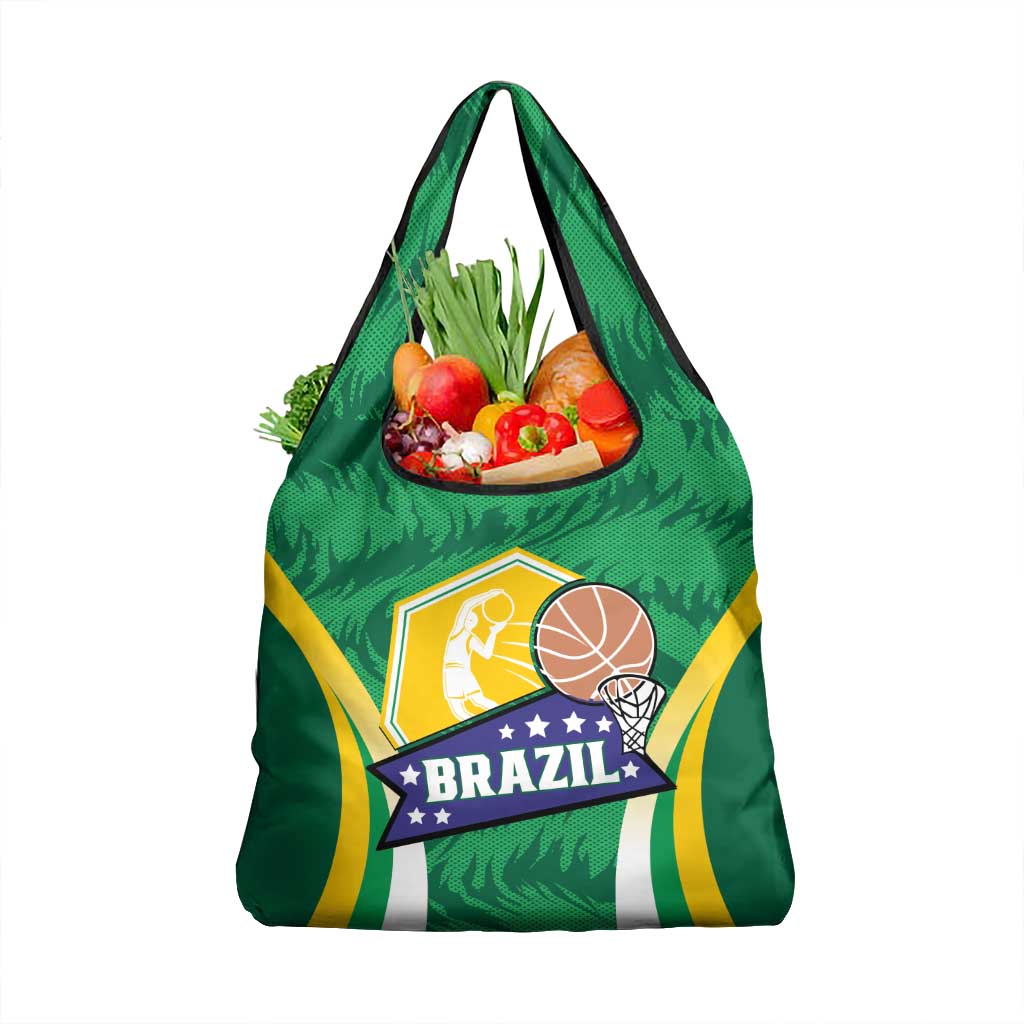 Brazil Basketball Grocery Bag Come On Brasil Cariocas