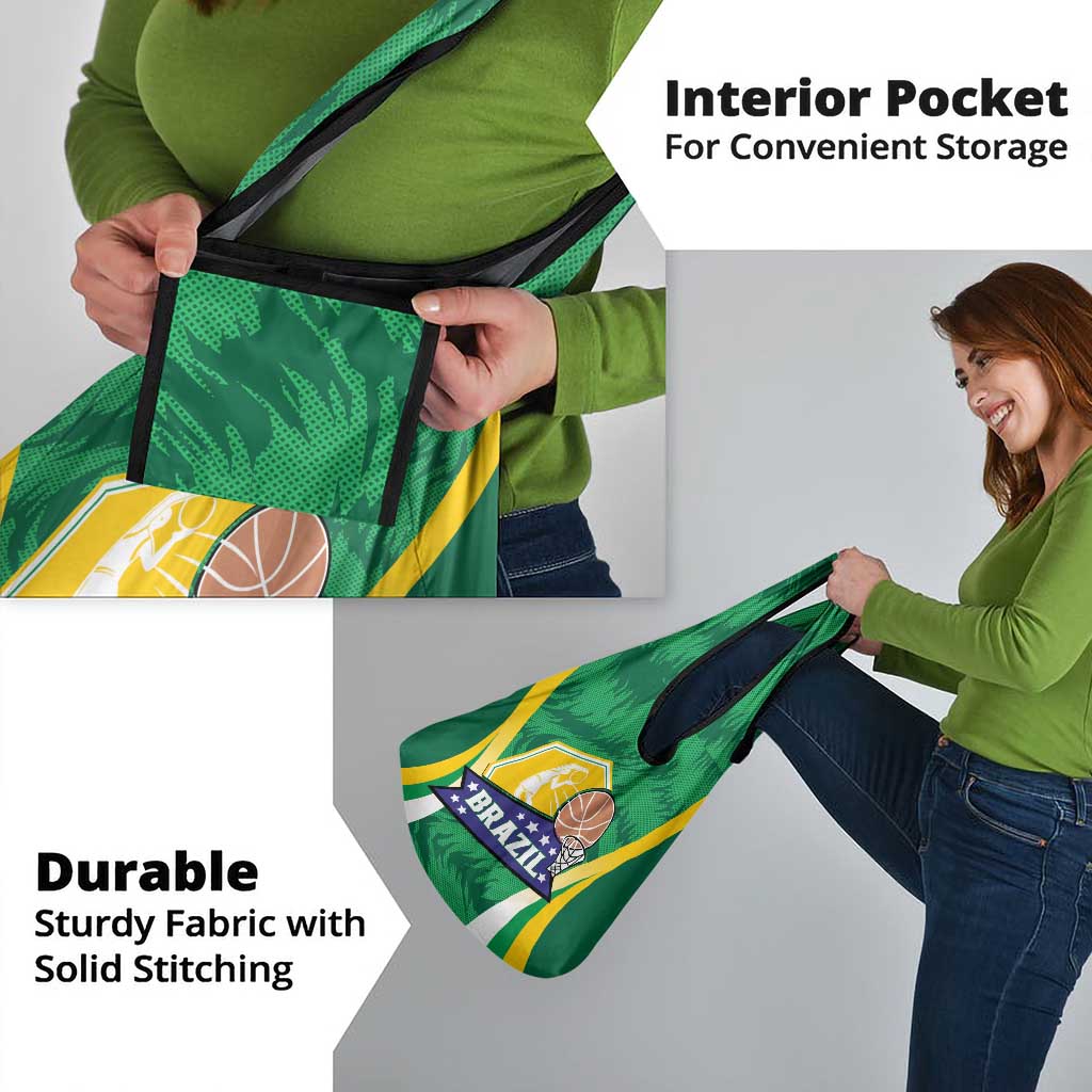 Brazil Basketball Grocery Bag Come On Brasil Cariocas