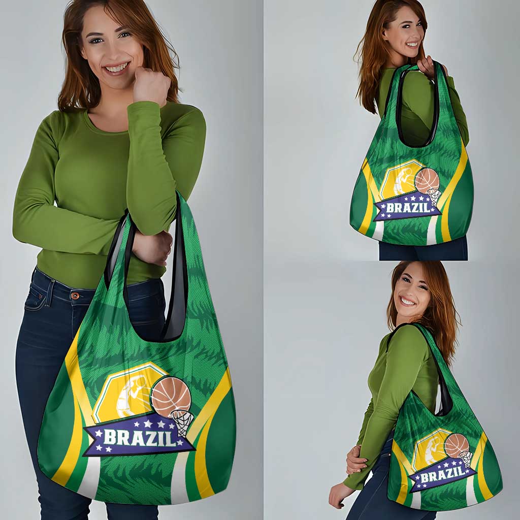 Brazil Basketball Grocery Bag Come On Brasil Cariocas