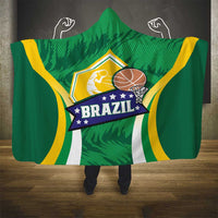 Brazil Basketball Hooded Blanket Come On Brasil Cariocas