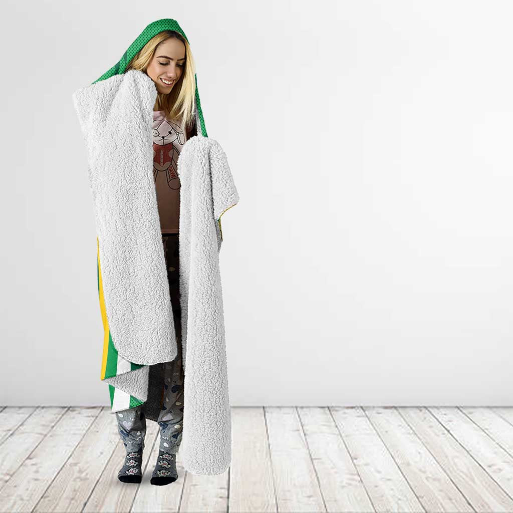 Brazil Basketball Hooded Blanket Come On Brasil Cariocas