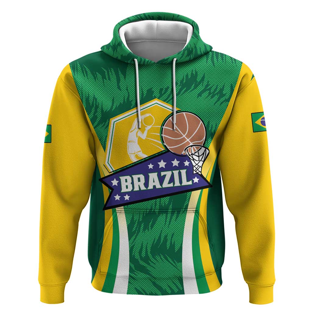 Brazil Basketball Custom Hoodie Come On Brasil Cariocas