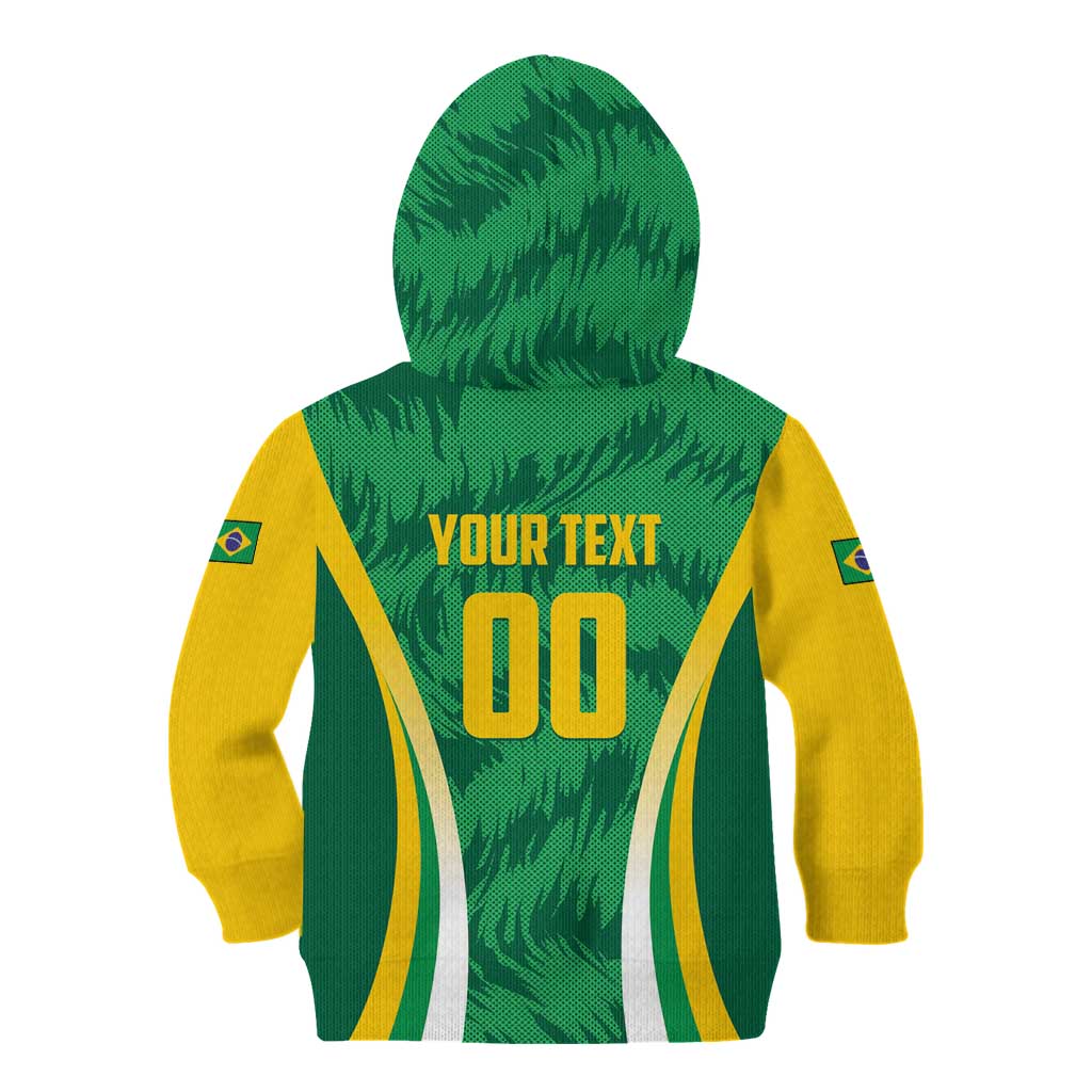 Brazil Basketball Custom Kid Hoodie Come On Brasil Cariocas