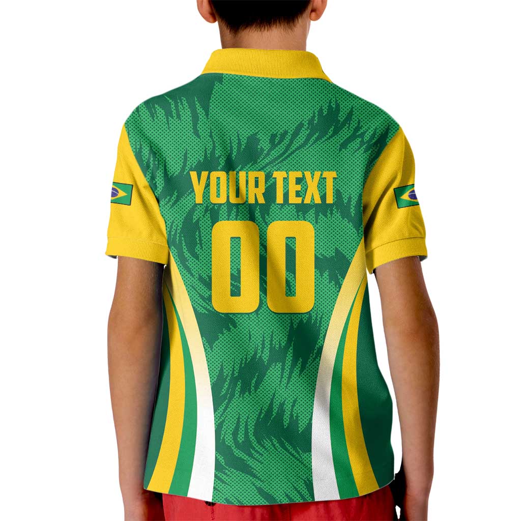 Brazil Basketball Custom Kid Polo Shirt Come On Brasil Cariocas
