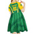 Brazil Basketball Custom Kid Short Sleeve Dress Come On Brasil Cariocas