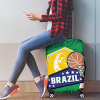 Brazil Basketball Luggage Cover Come On Brasil Cariocas