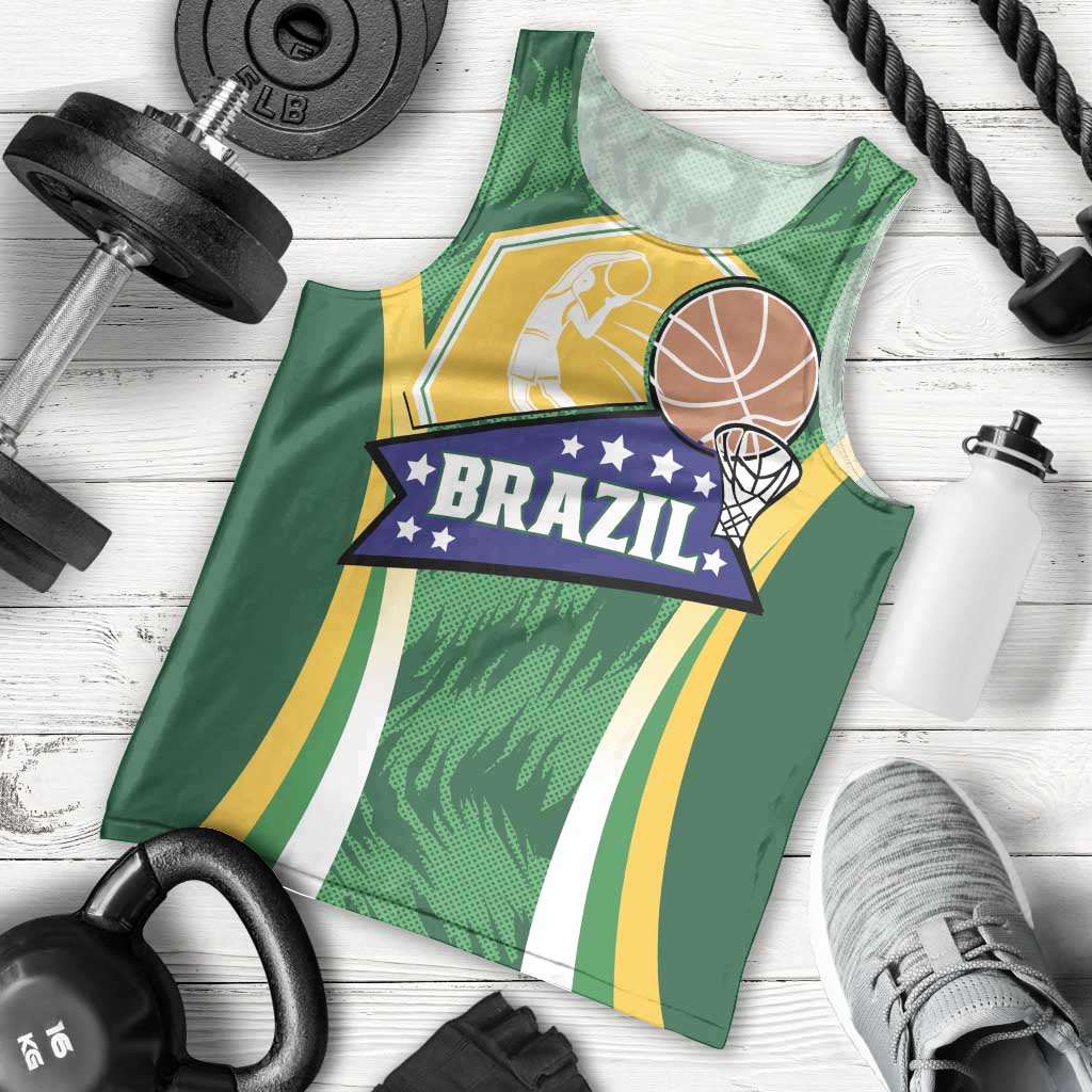 Brazil Basketball Custom Men Tank Top Come On Brasil Cariocas