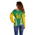 Brazil Basketball Custom Off Shoulder Sweater Come On Brasil Cariocas