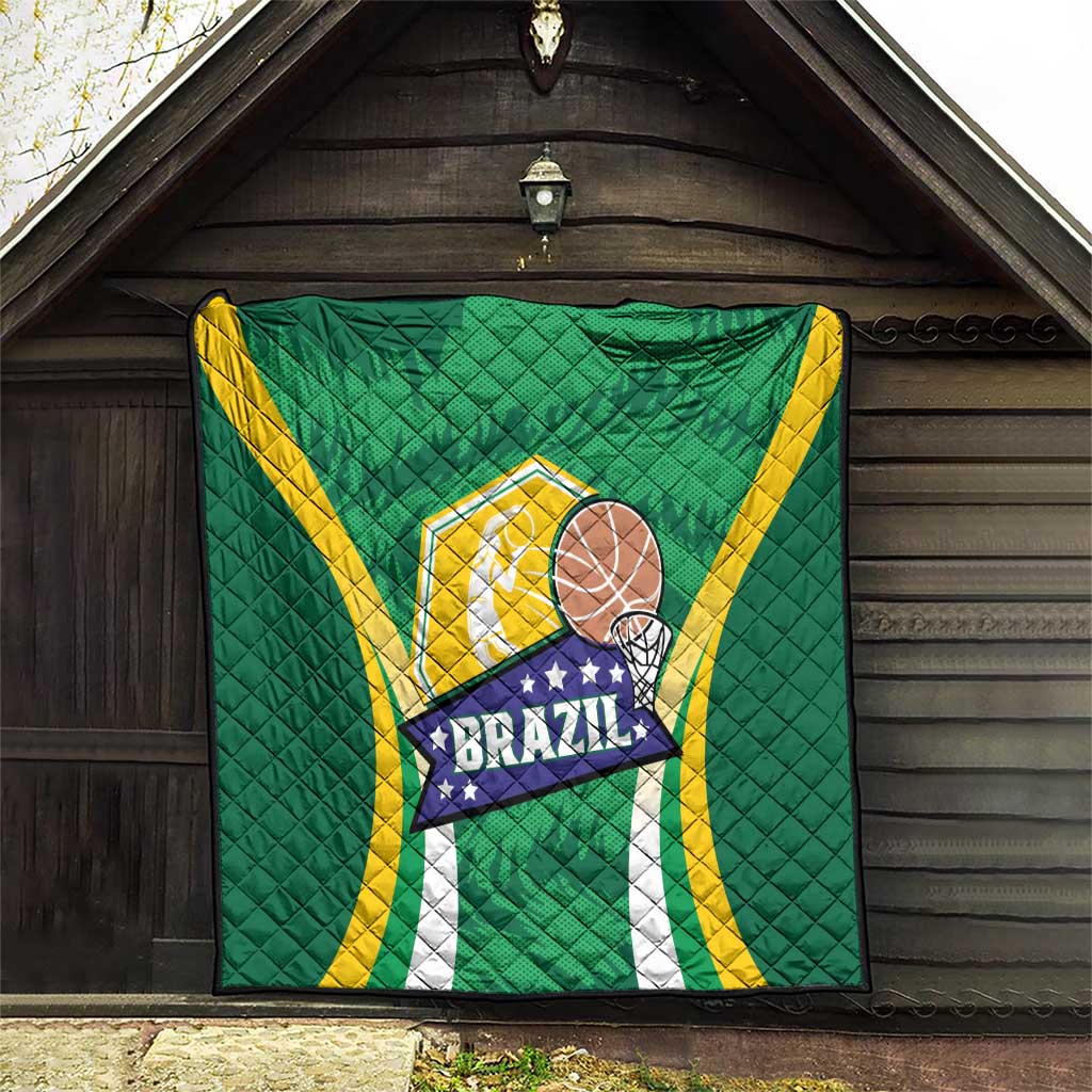 Brazil Basketball Quilt Come On Brasil Cariocas