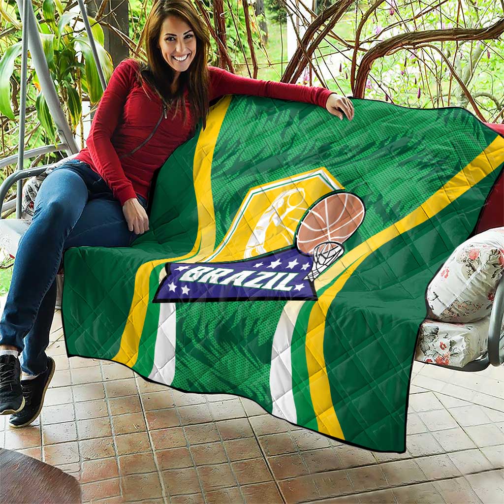 Brazil Basketball Quilt Come On Brasil Cariocas