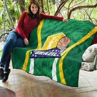 Brazil Basketball Quilt Come On Brasil Cariocas