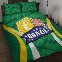 Brazil Basketball Quilt Bed Set Come On Brasil Cariocas