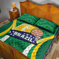 Brazil Basketball Quilt Bed Set Come On Brasil Cariocas