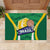 Brazil Basketball Rubber Doormat Come On Brasil Cariocas