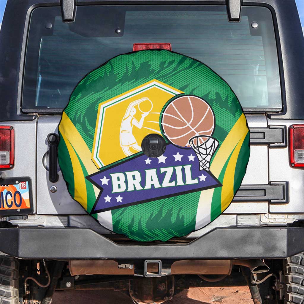 Brazil Basketball Spare Tire Cover Come On Brasil Cariocas